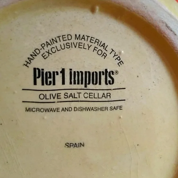 Pier 1 Imports Olive Salt Cellar - Picture 8 of 8